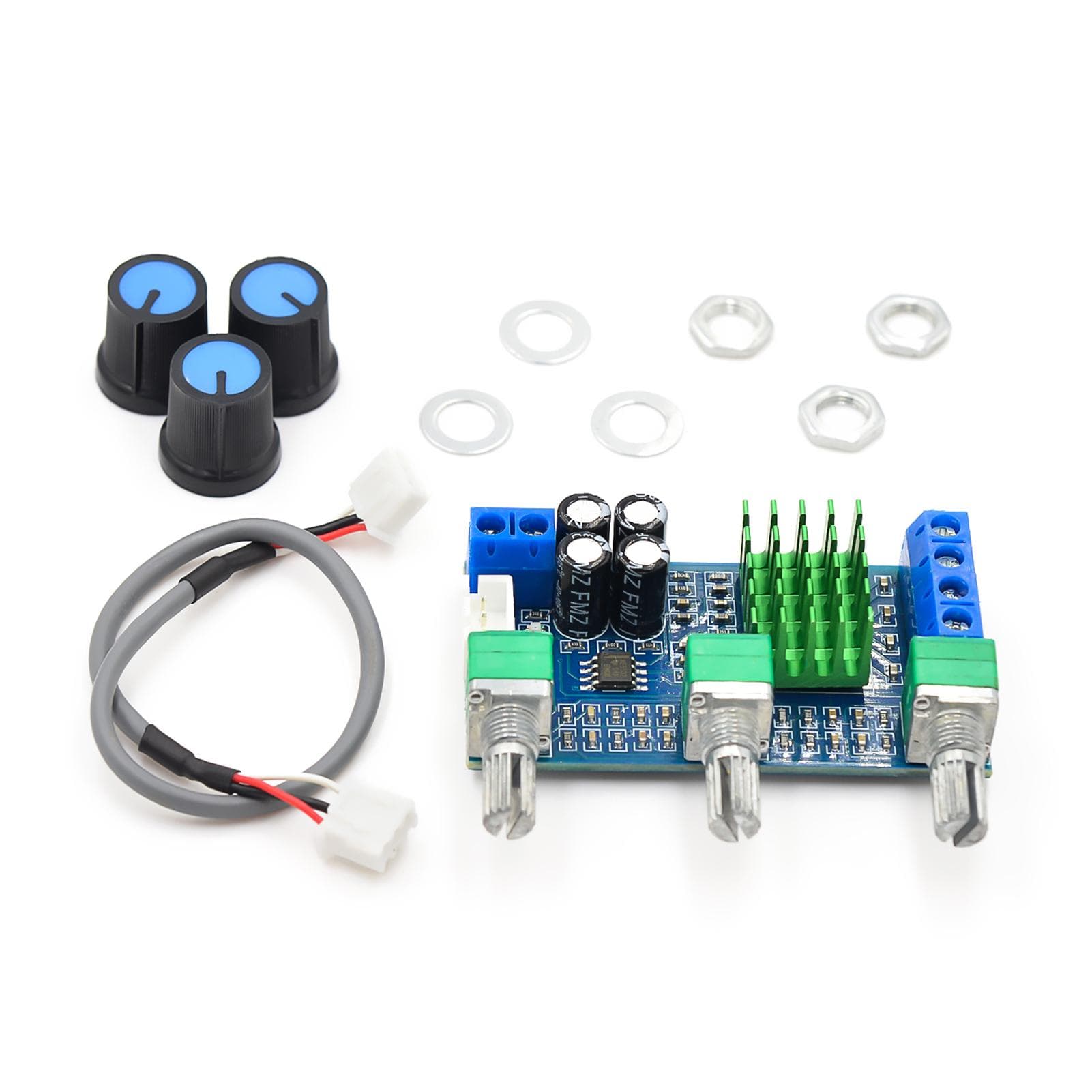 XH-M567 DC 12-24V 80Wx2 Digital Audio TPA3116D2 Treble Bass Regulating Preset Pre Dual-channel multicolour