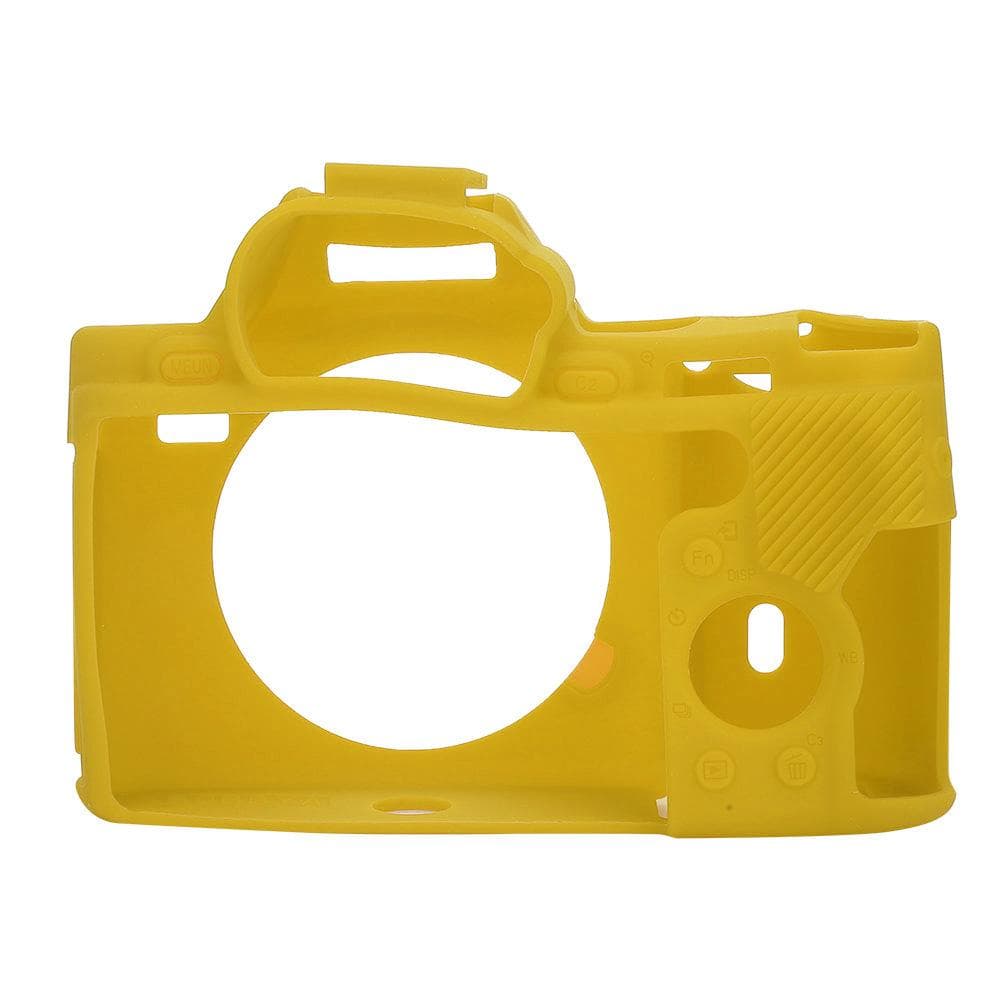 Stretchable and Tough Digital Camera Silicone Case for Sony A7R  A7  A7S Washable ProtectorYellow yellow