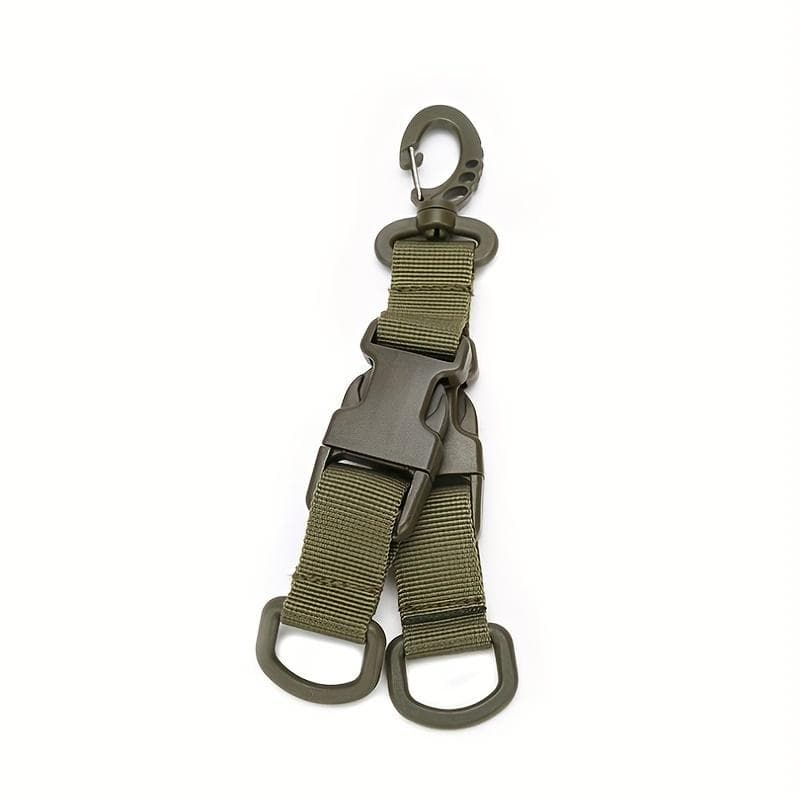 2 pieces multi-function tactical 360 ° rotating buckle, outdoor MOLLE webbing D-ring, key buckle B