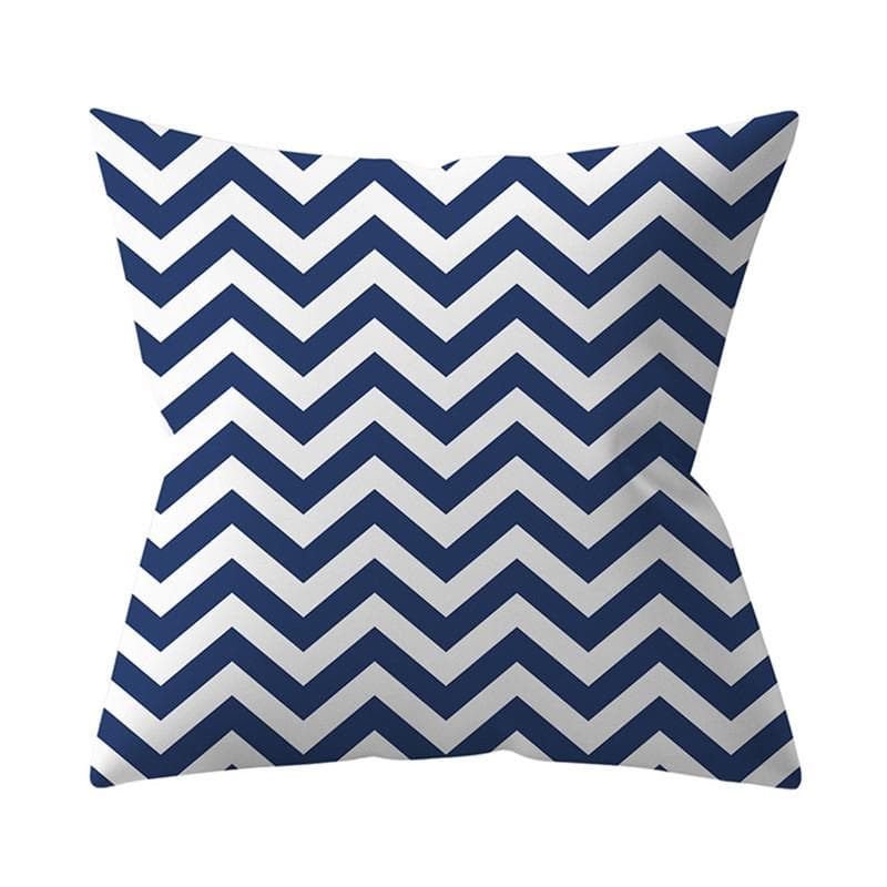 Navy Blue Mandala Nordic Geometric Pillowcase 45x45 Cushion Cover Decorative Pillow Sofa Cushion Home Decor Polyester 45x45cm