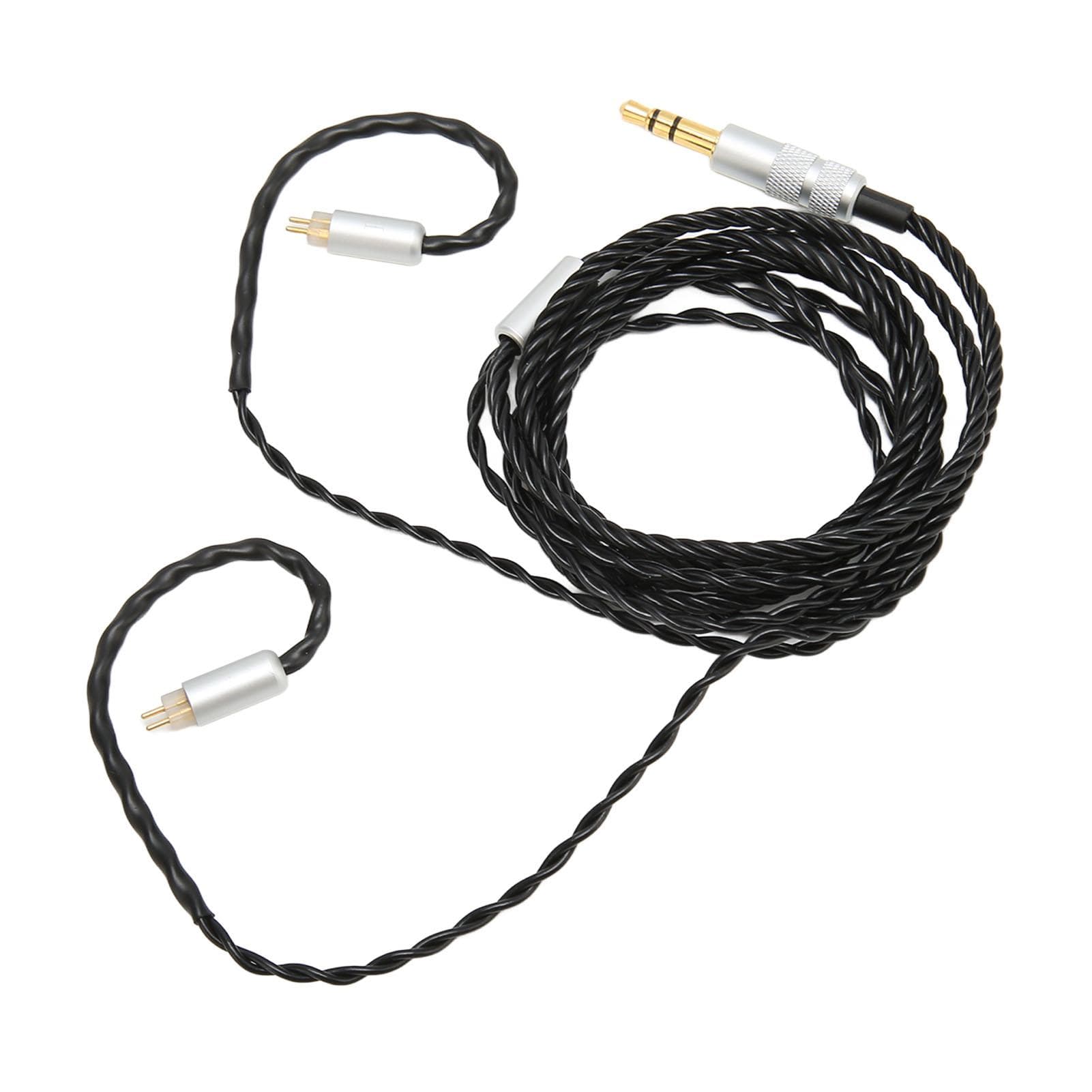 Earphone Upgrade Cable 2 Pin 0.78mm 3.5mm Plug OFC Core Replacement Earbuds Wire for AS10 AS06 ZST