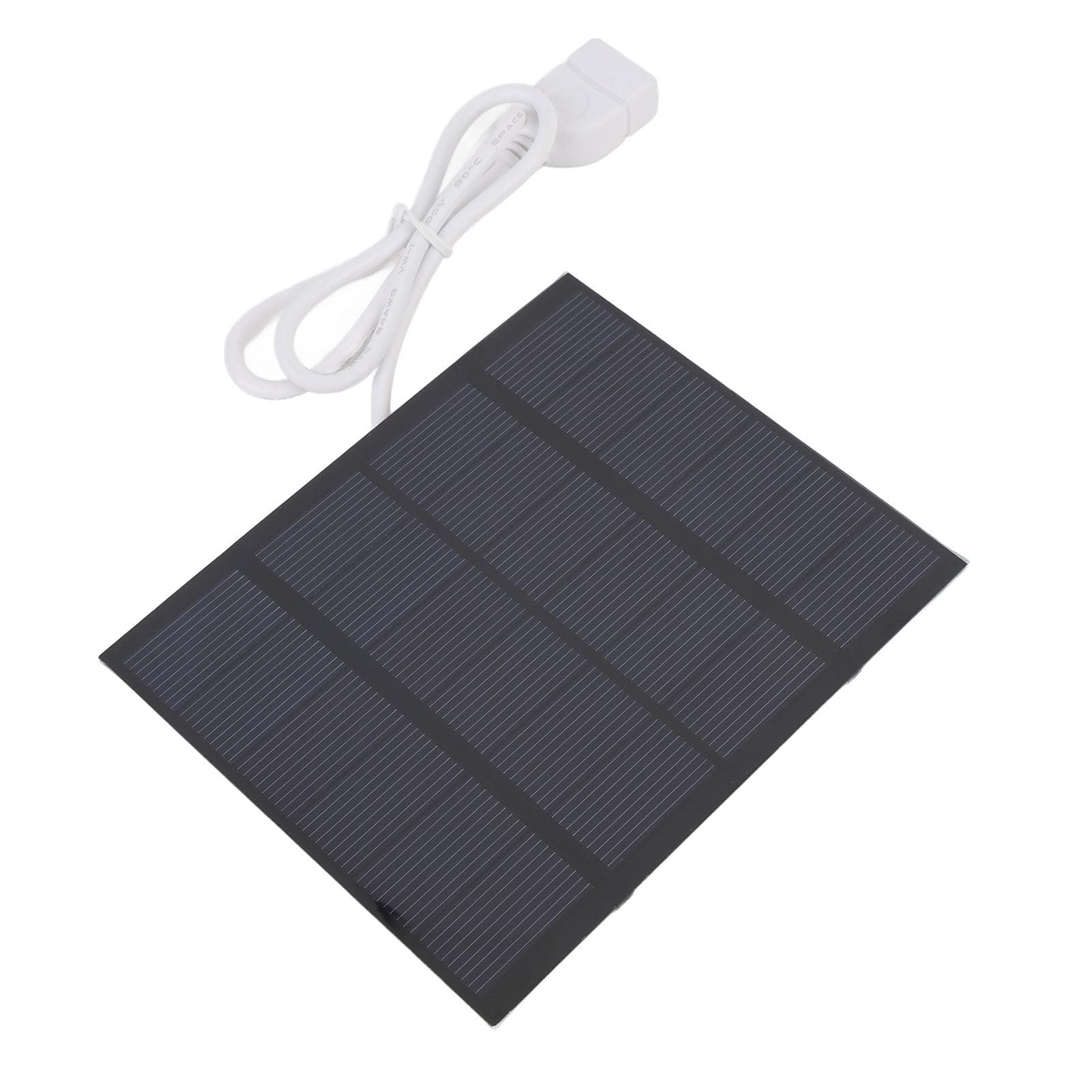 Solar Charger Panel 1.5W 6V USB Interface High Efficiency Multifunctional Portable Solar Charger
