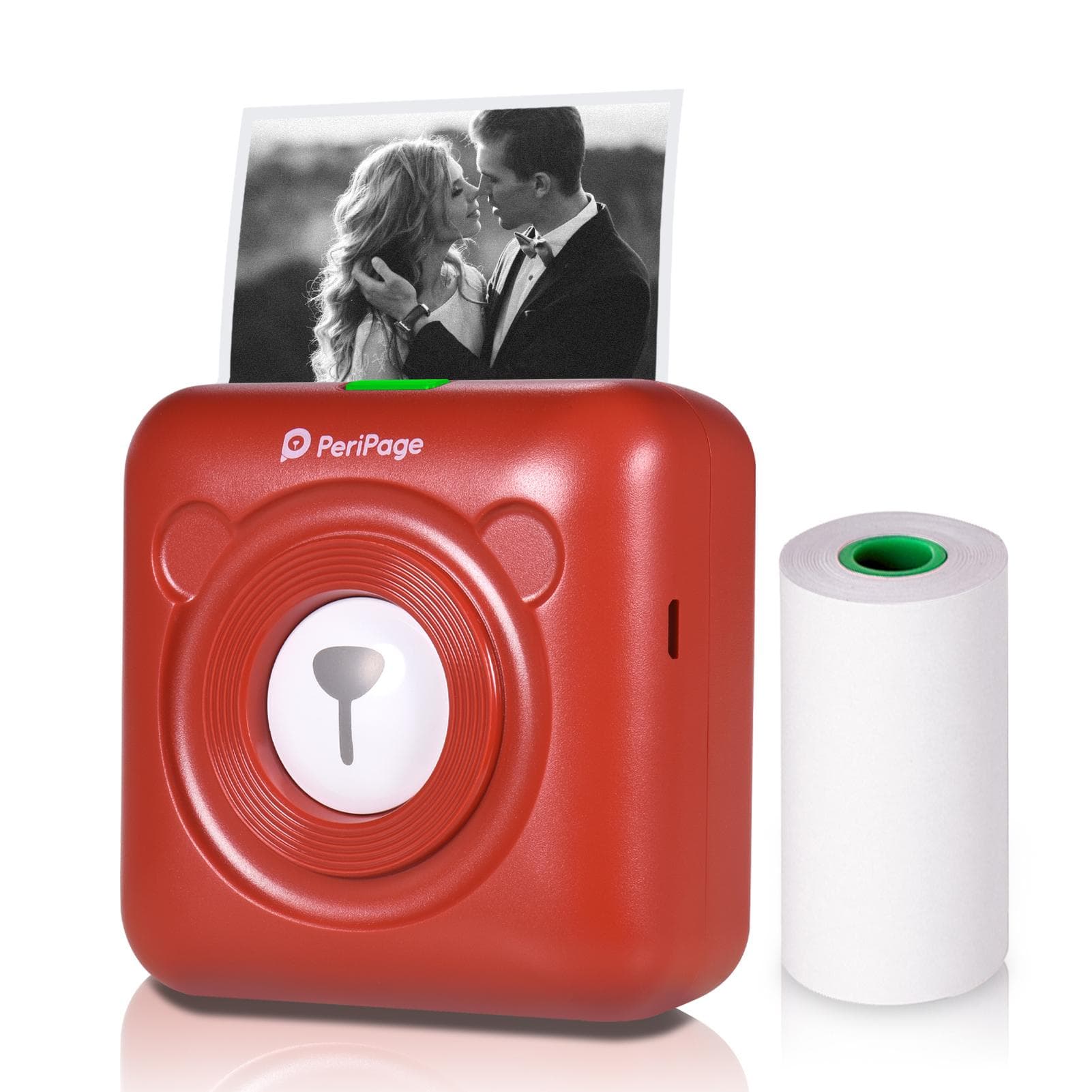 PeriPage A6 Mini Pocket Printer 304DPI Wireless BT Thermal Printer Picture Photo Label Memo red