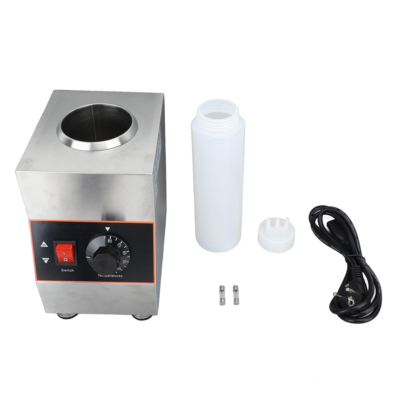 Sauce Warmer 650ML 160W Rapid Heating Precise Temp Control Chocolate Jam Heat Preservation Machine L