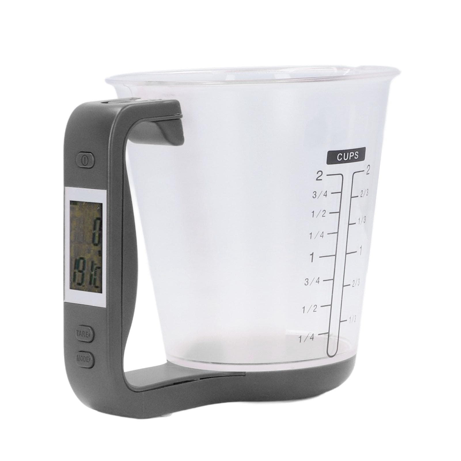 Household Measuring Cup Portable Kitchen 1 kg Electronic Scale Measuring Cup with LCD Display for L(for 6.5-9kg) black