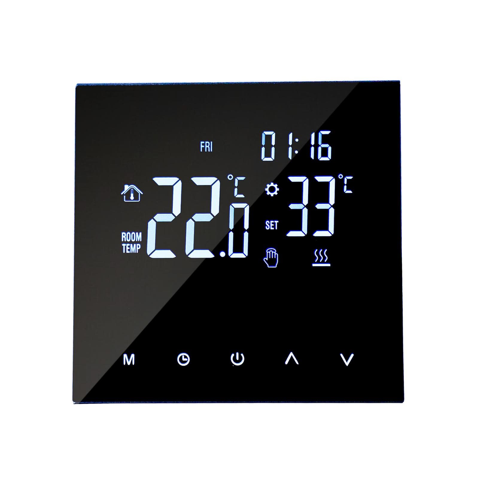 WIFI Smart Heating Thermostat Digital Temperature Controller Mobile Phone APP Control Touchscreen Electric Heating 16A