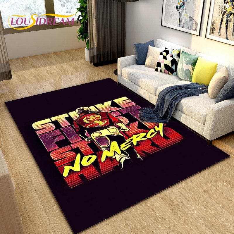 Cobra Kai Amanda TV Karate Area Rug Large,Carpet Rug for Living Room Bedroom Sofa Doormat Decoration,Kid Play Non-slip Floor Mat 80x120cm
