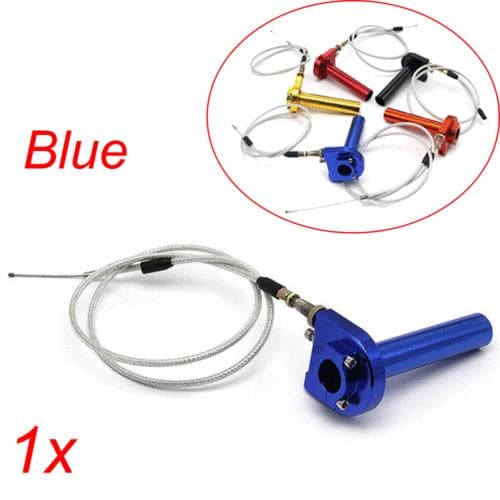 7/8'' Quick Action Throttle Grip & Cable For Pit Bike 50-125cc Motorcycle