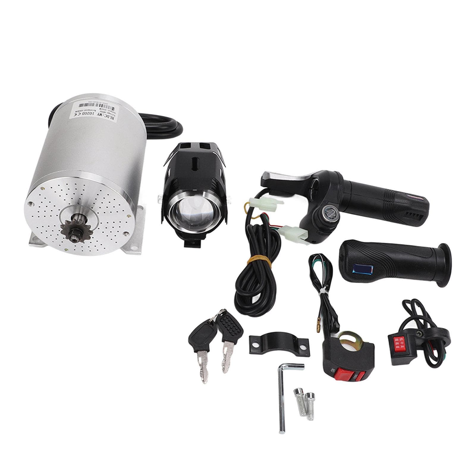 DC48V 2000W Brushless DC Motor Controller Kit 4500rpmMin for DIY Go Kart Electric Scooter Bike