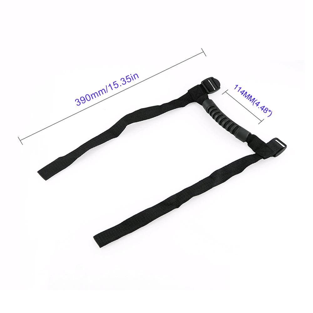 4PCS Grab Handles for Jeep Wrangler from 1995 to 2018 Car Accessories black