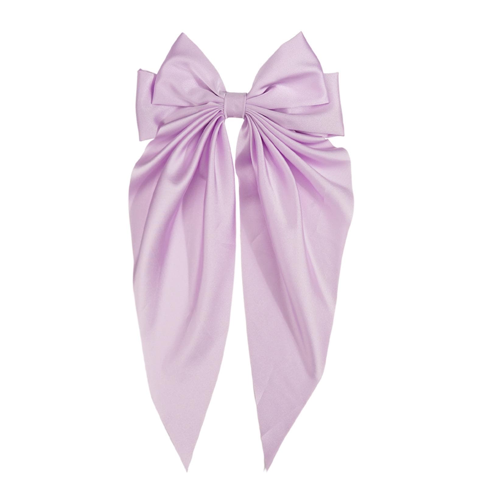 1Pc New Korean Fashion Bow Hair Pin Solid Color Elegant Hair Clips Headwear Girls Kids Hair Accessories