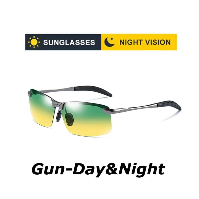 New Summer Color Changing Sunglasses Day Night Dual Use for Driving Fishing UV Protection AS THE PICTURE