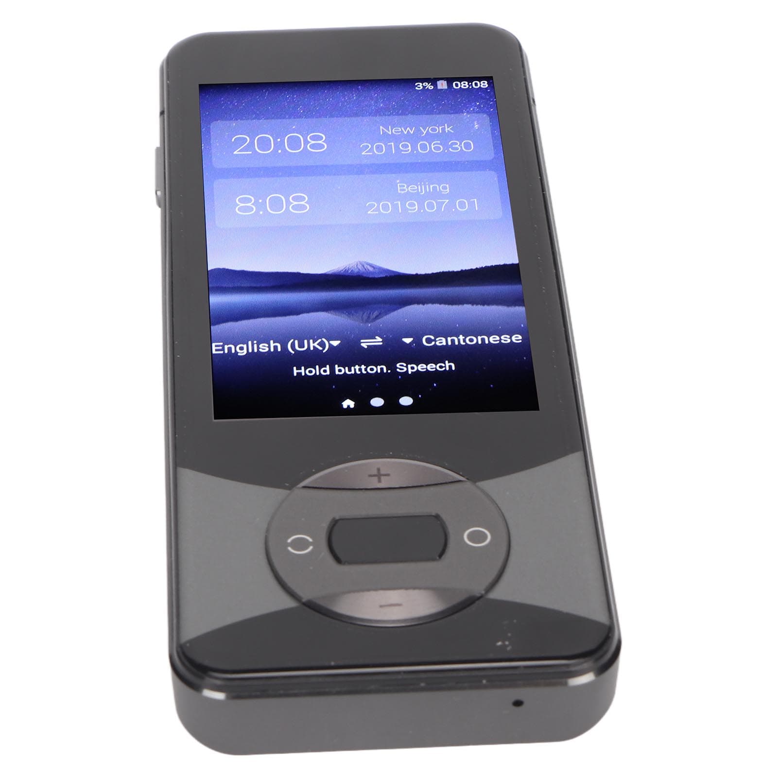 W10 Language Translator Device Support WiFi Bluetooth 127 Languages Multidirectional Translation grey