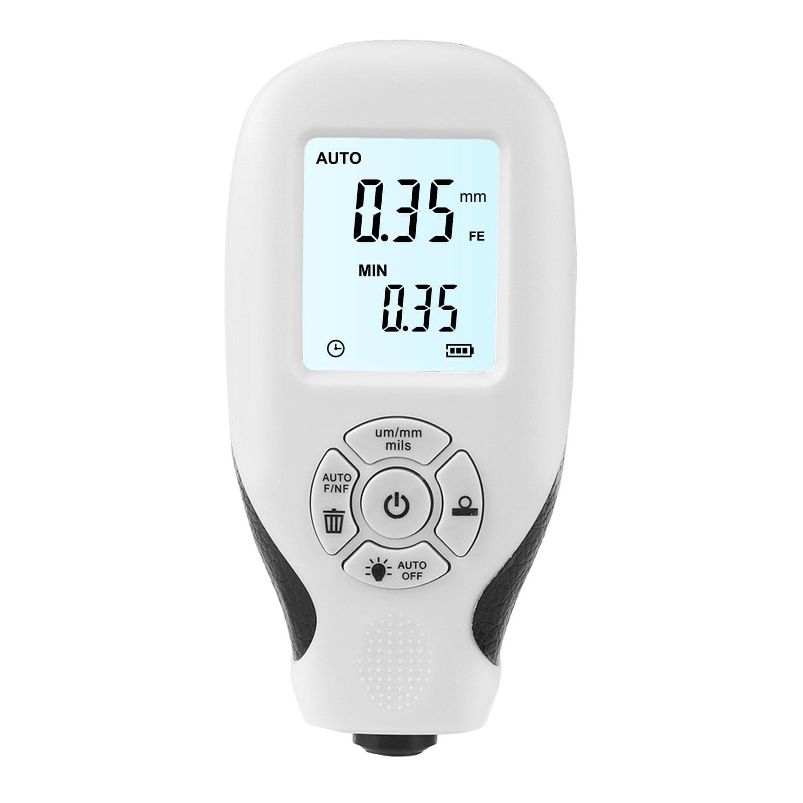 Paint Thickness Tester Car Coating Film Thickness Gauge 0~2000um Digital Coating Meter With LCD white