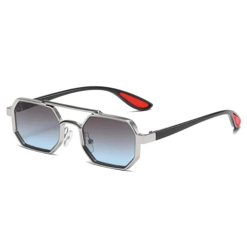 Vintage Square Sunglasses for Men Women Retro Steampunk Punk Style Fashion Glasses Shades Gafas De Sol