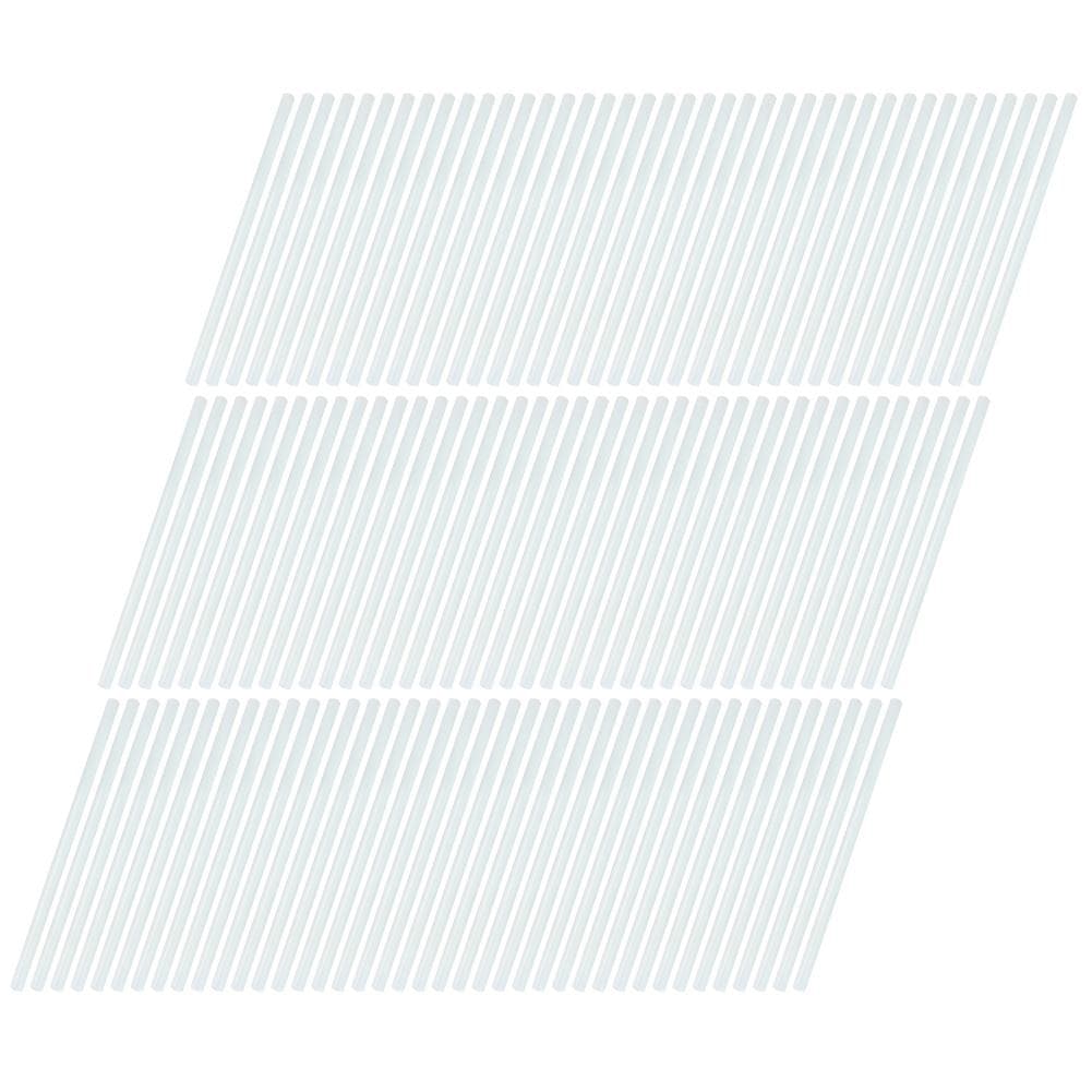 100pcs 7 x 200mm Hot Melt Glue Sticks Transparent DIY Craft Repair Hot Melt Glue Stick