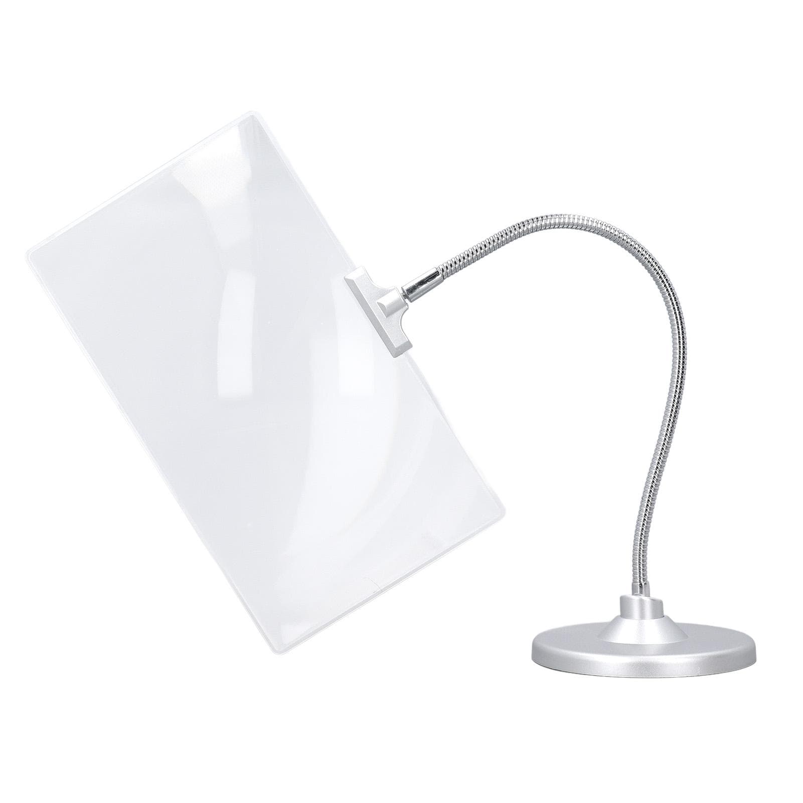 Desktop Magnifying Glass with Light 4X Improve Image Clarity High Definition Reading Lighted