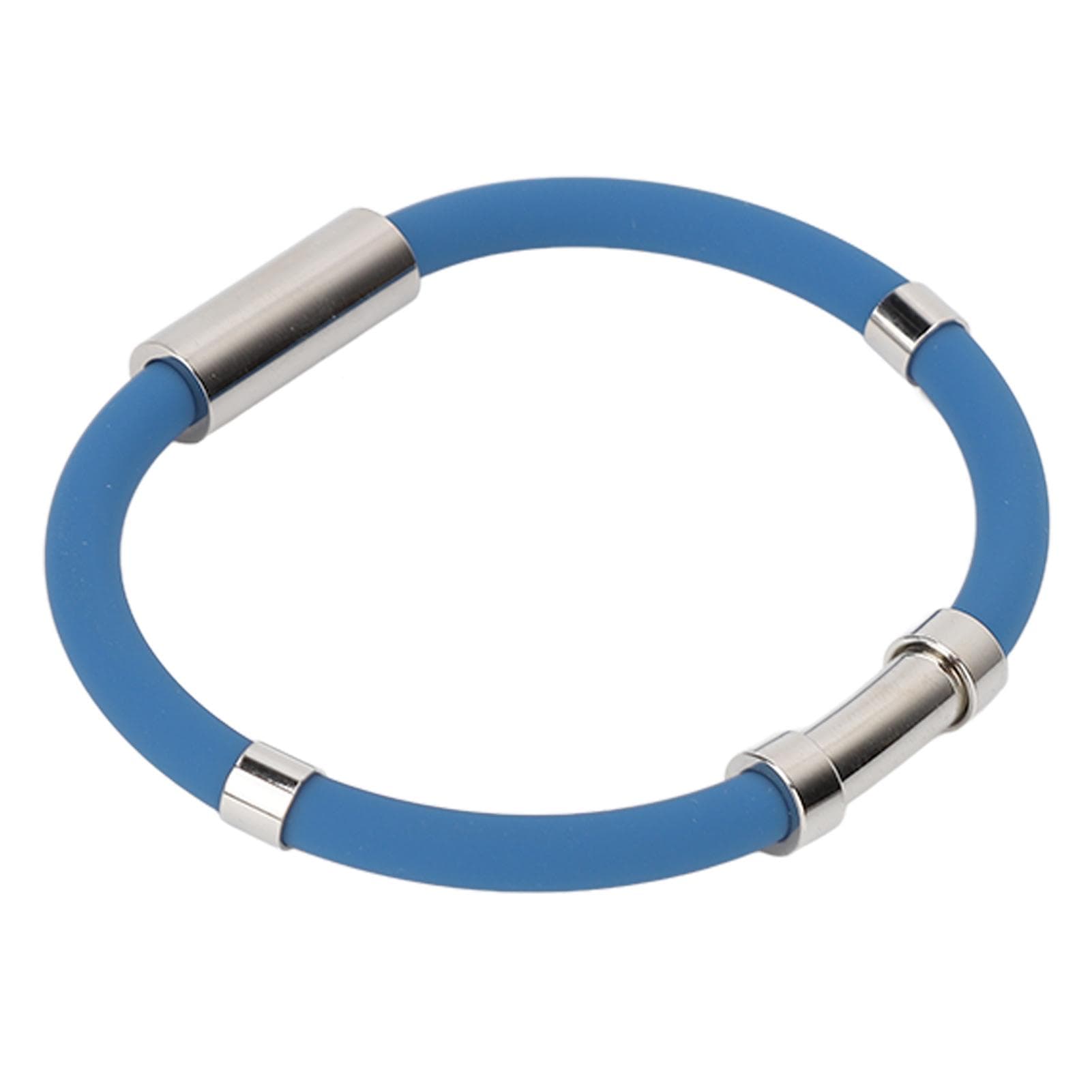 Anti Static Bracelet with Four Rings Silicone Eliminate Body Static Anti Static Wristband for blue