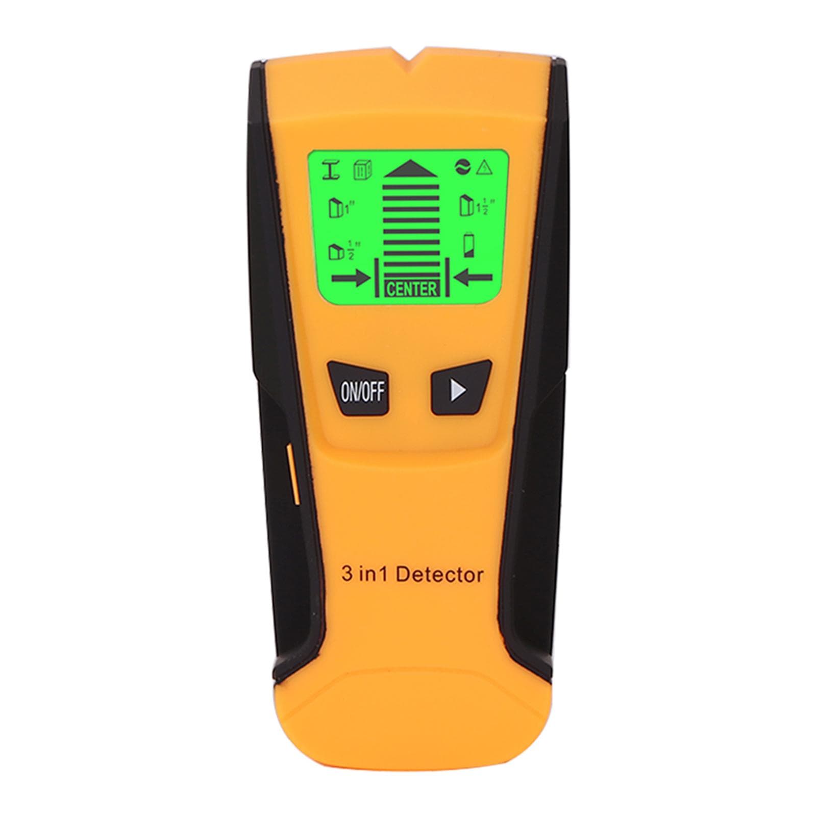 3 in1 Stud Finder Wall Detector Electronic Stud Sensor Wall Scanner Center Finding with Battery yellow