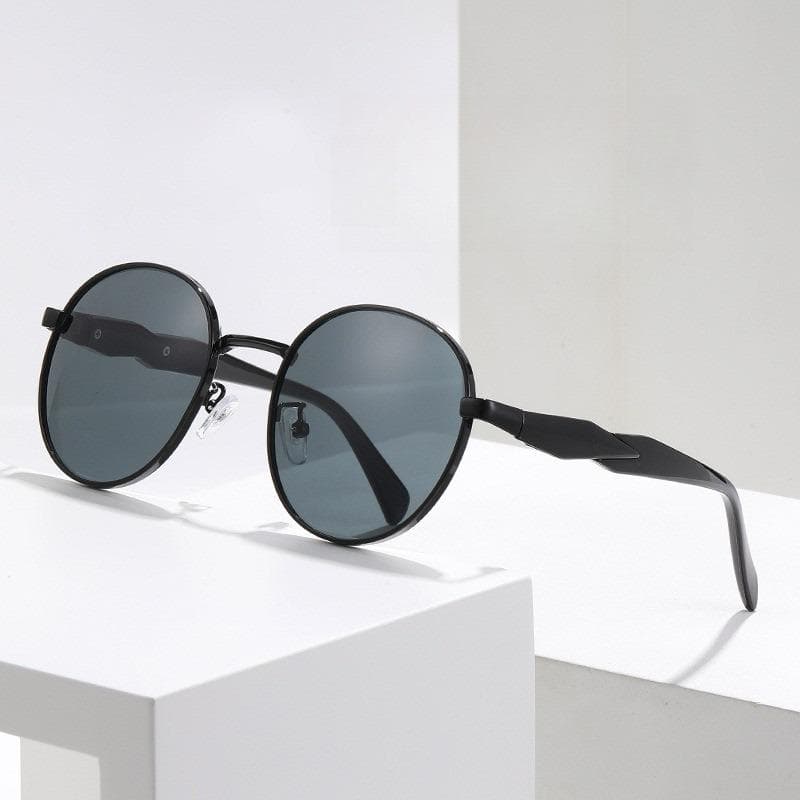 Classic Euro Metal Sunglasses UV400 Lightweight Frame for Driving Travel Urban Fashion