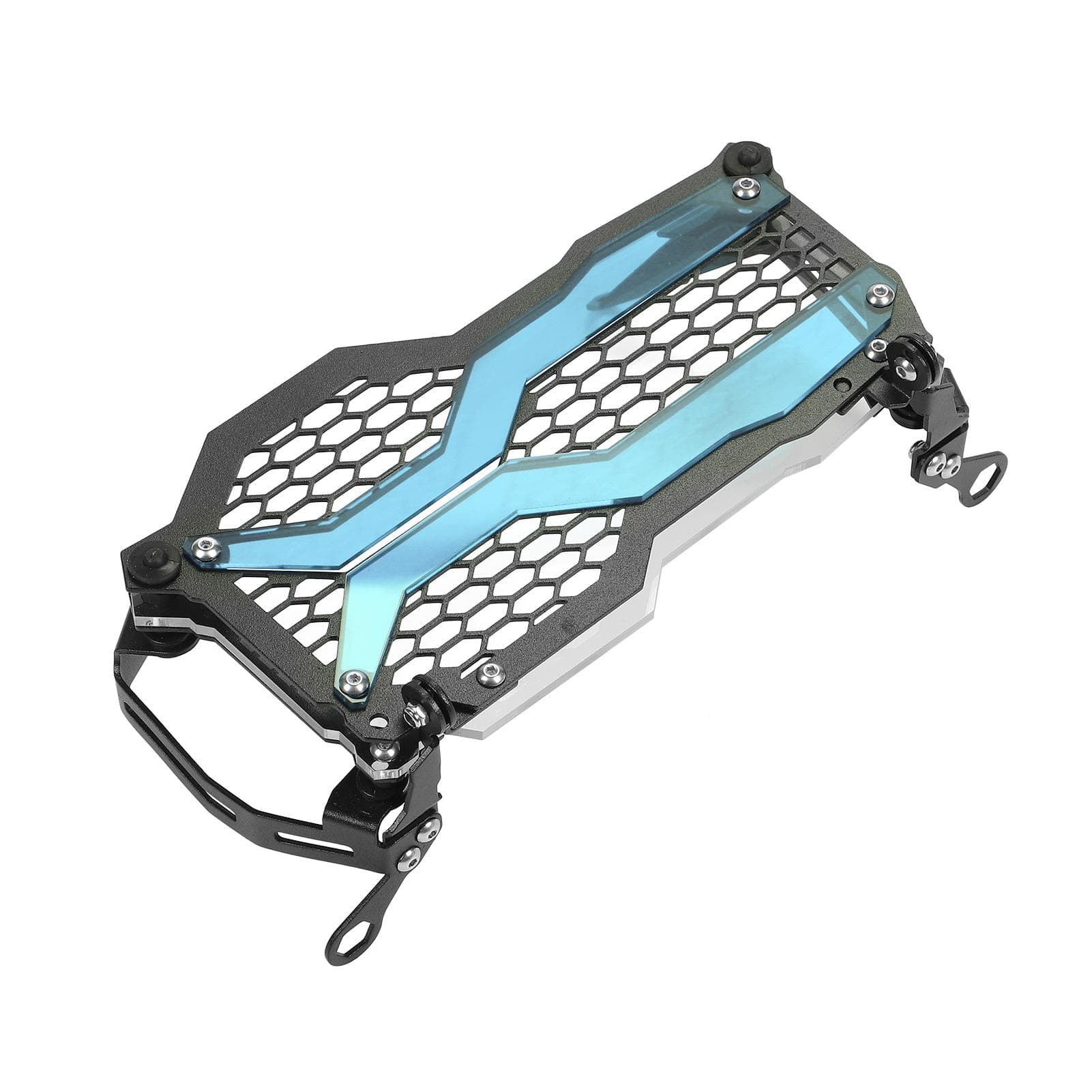 Motorcycle Front Headlight Grille Guard Cover Modification Replacement for R1250GS ADV 2021Blue