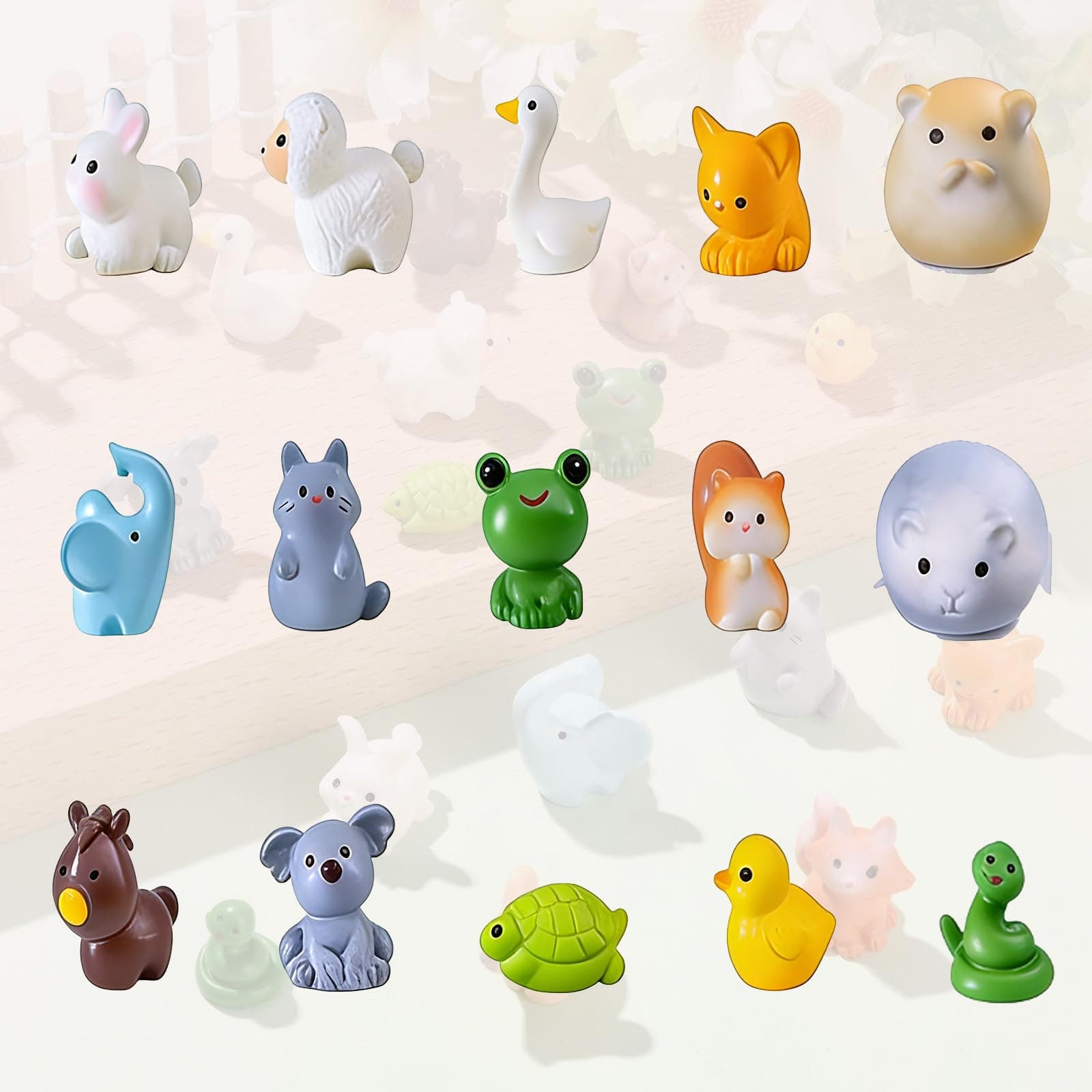 15 Animal Zodiac Cute Small Miniature Miniature Landscape Garden Planter Creative Small Perfect Gift Figurines, Ornaments, Resin, Animals, Figurines,
