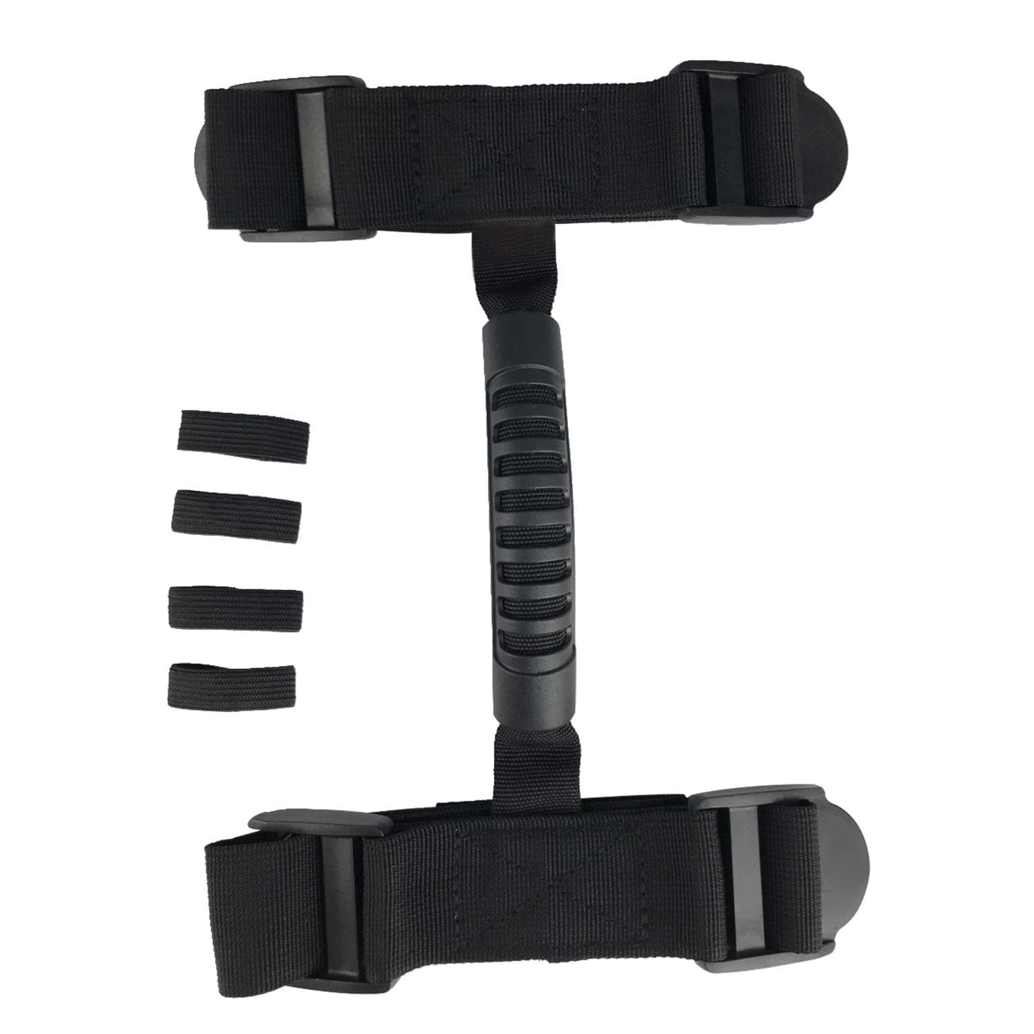 Side handle Universal Motorcycle Rope Handle for Aluminum Alloy Side Box Replacement for BMW black