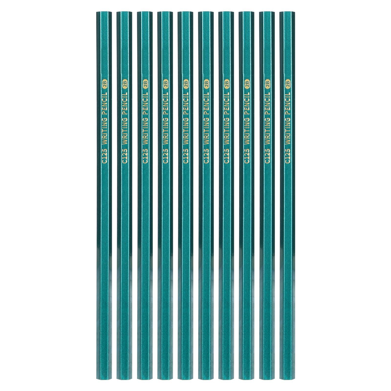 10pcs Graphite Pencils Painting Drawing Sketching Writing Artist Pencil for School Students 2B