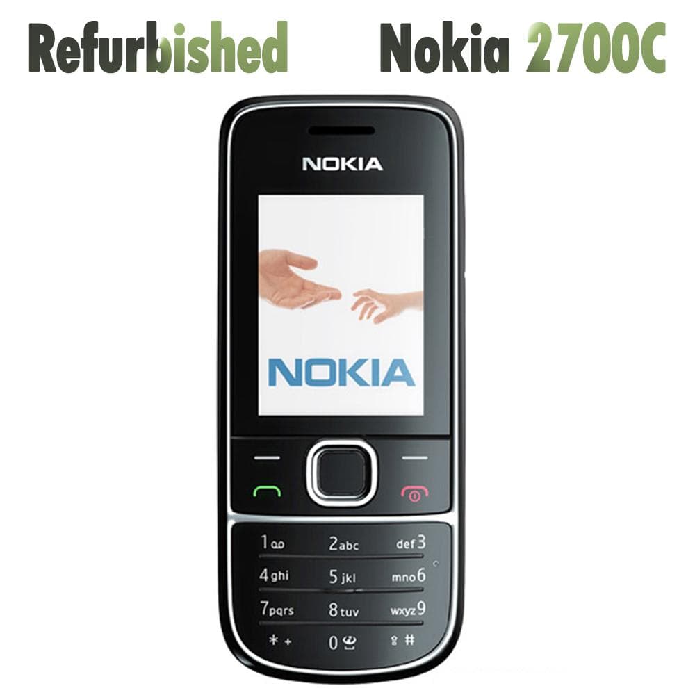 Refurbished Nokia Original Nokia 2700 classic Mobile Phone With 1 SIM Simple Set black