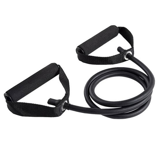 Yoga Fitness Pull Rope 5 Levels Elastic Resistance Band for Strength Training black