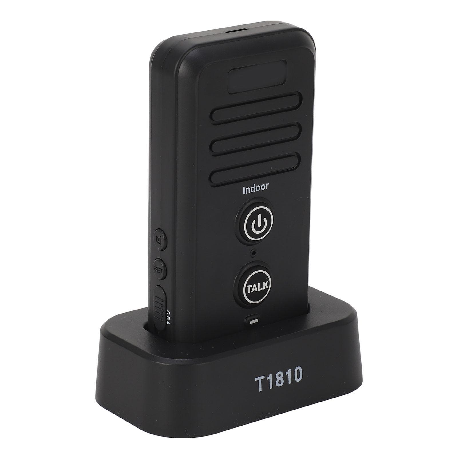 Voice Intercom Doorbell Wireless Indoor Talk Home Security Access Control System Black 1500m