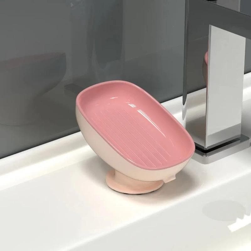 Soap Holder: Double - Layer Design For Neat Soap Storage & Quick Draining one-size grey
