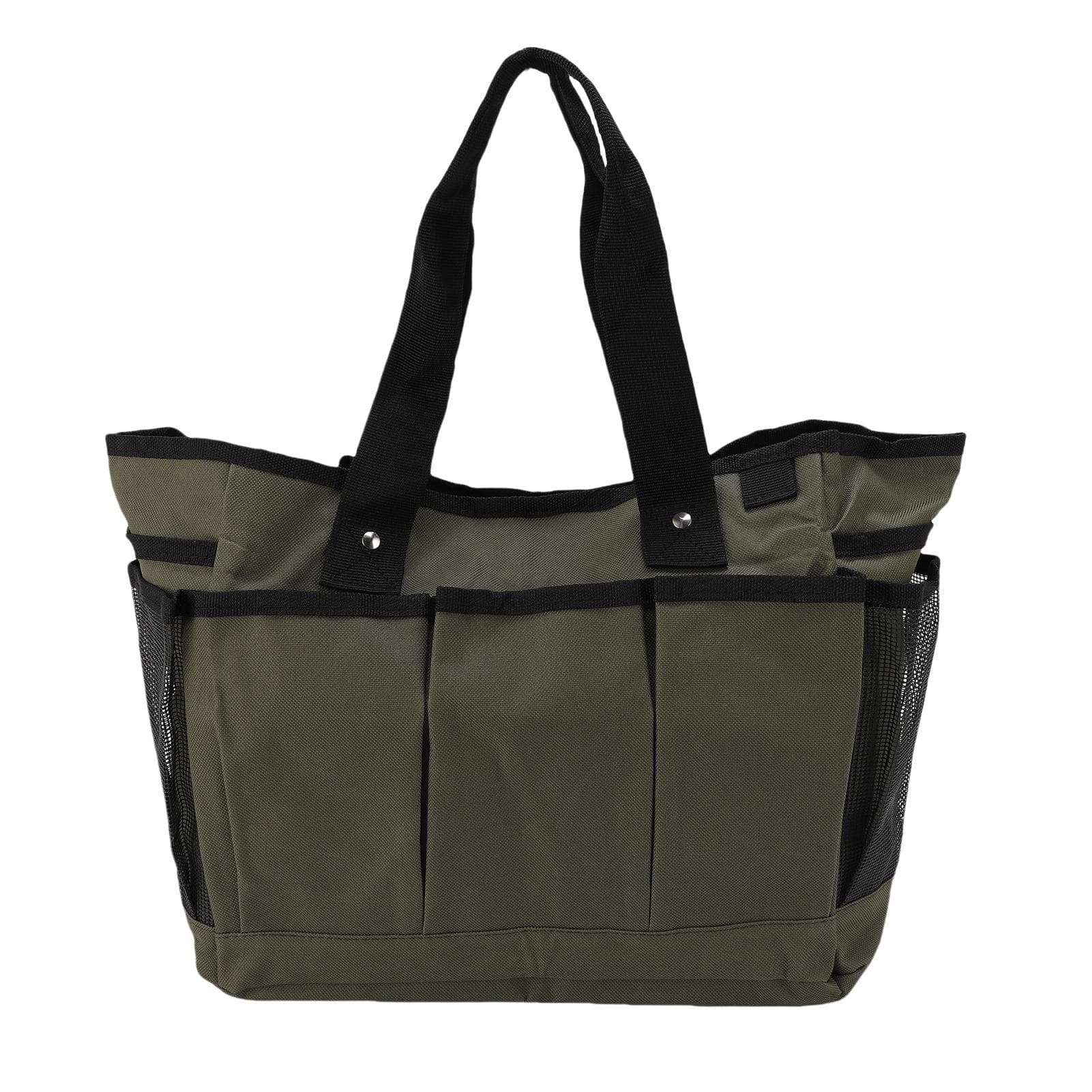 Garden Tool Bag Multi Purpose Double Layer 600D Oxford Gardening Bag for Planting Transplanting