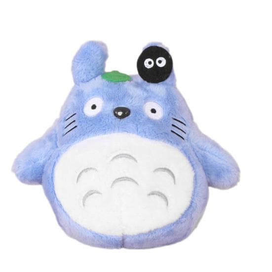 jinlyue 20cm Cute Anime Figure Totoro Plush Stuffed Doll Kids Toy Huggable Throw Pillow blue