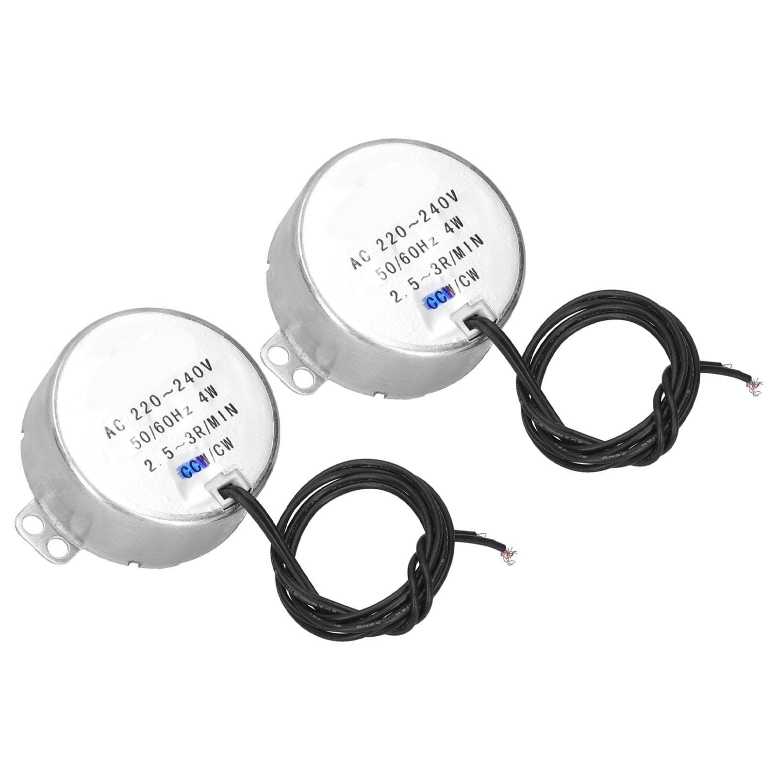 2Pcs Synchronous Motor Micro Directional CW Control Machinery Parts AC220?240V 4W 2.5?3RPM