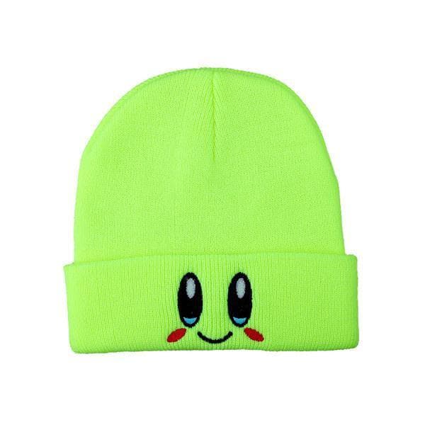 1Pc Autumn and Winter Leisure Cartoon Cute College Style Knitted Hat Unisex Adult Children Hat Hip Hop Autumn Winter Gift yellow