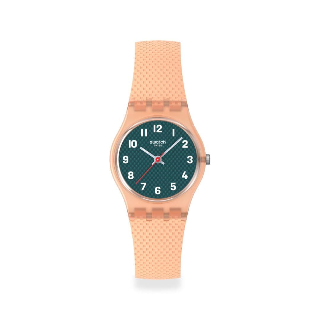 Swatch LADY PEACHY WEAVE Peachy Weave LO117 Orange Women's Watch, orange