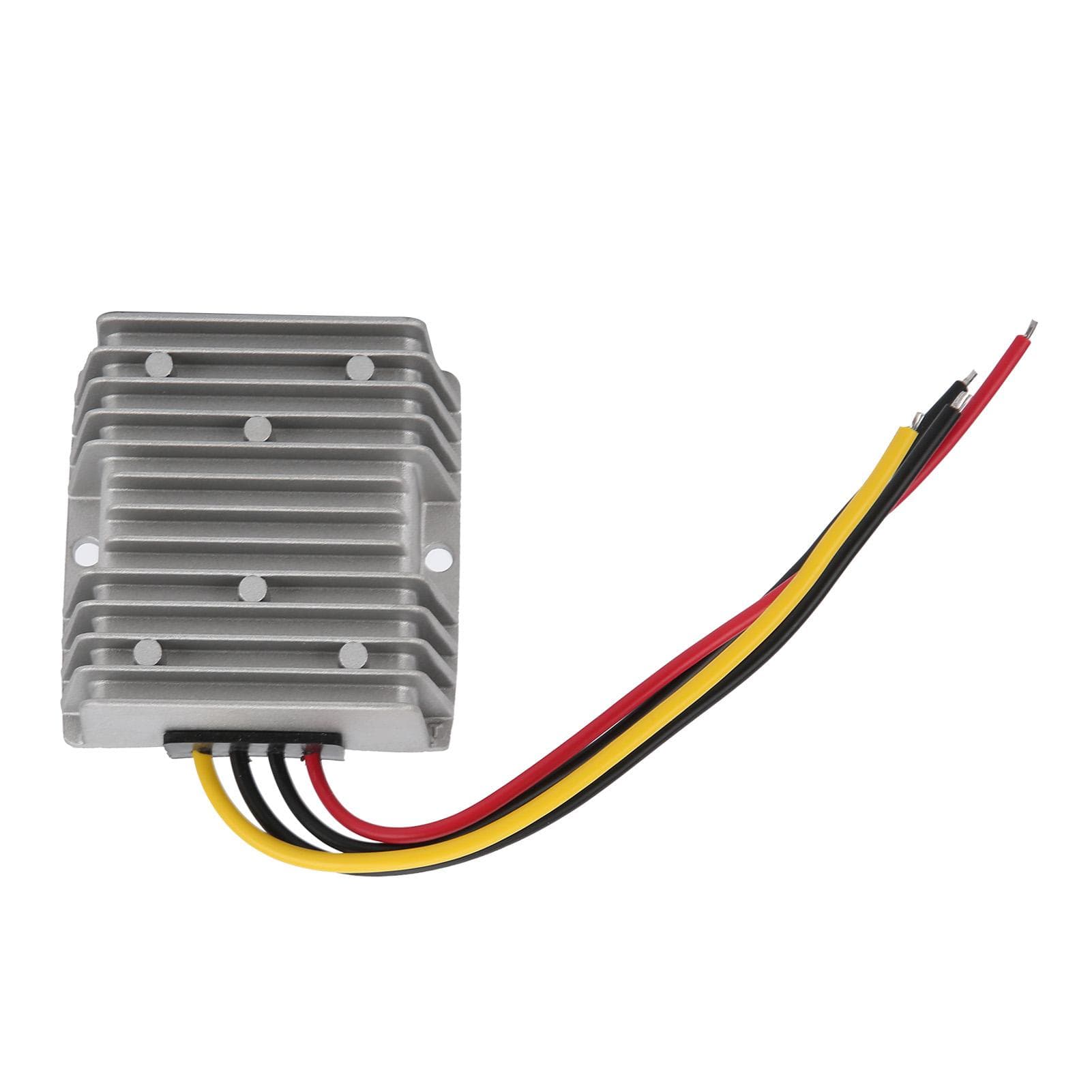 Power Converter Waterproof 12V to 13.8V 25A Monitoring Regulator for Car Power 5A 10A