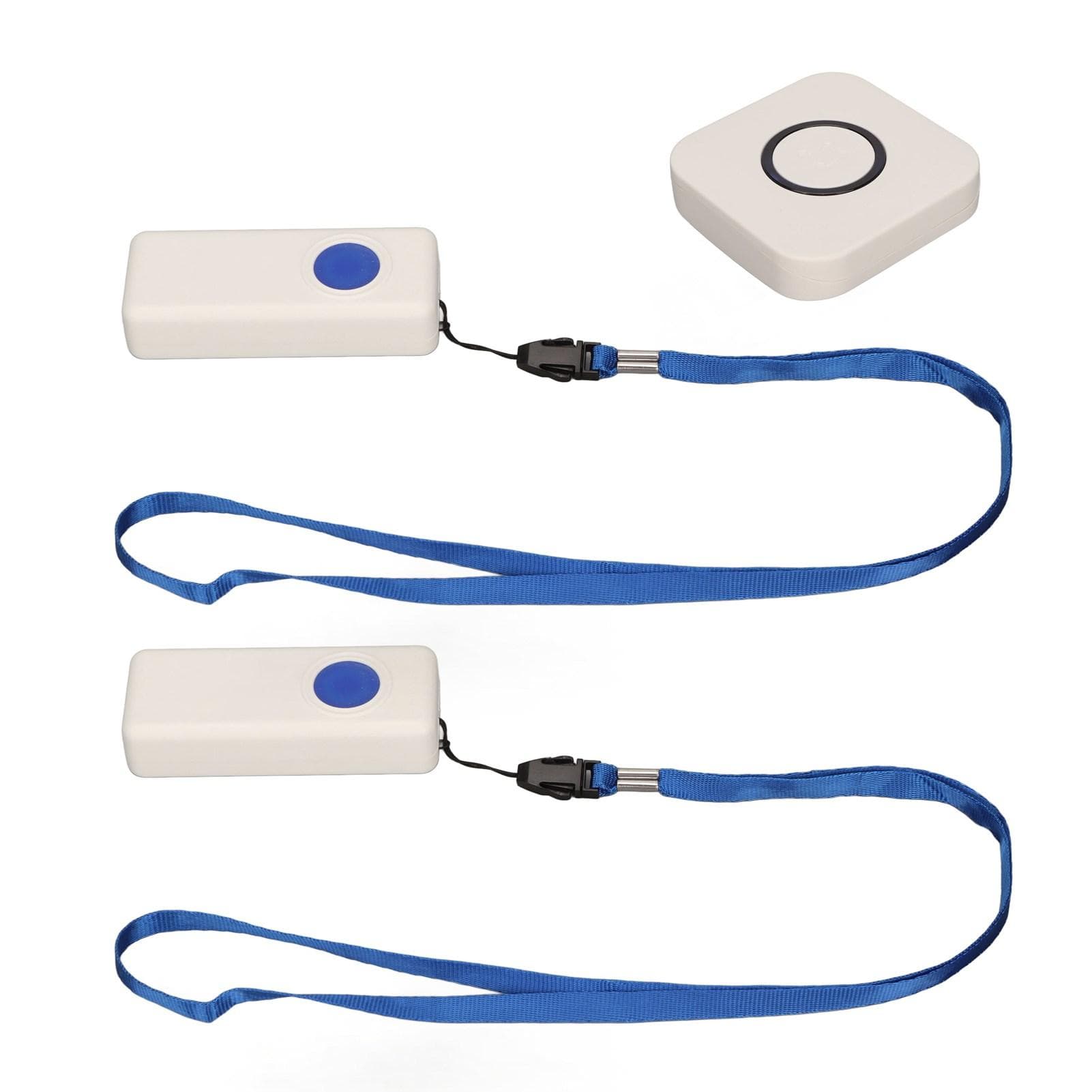 Elderly Monitoring Call Button Wireless 4 Level Volume Adjustment Smart Senior System 100‑240V US US Plug