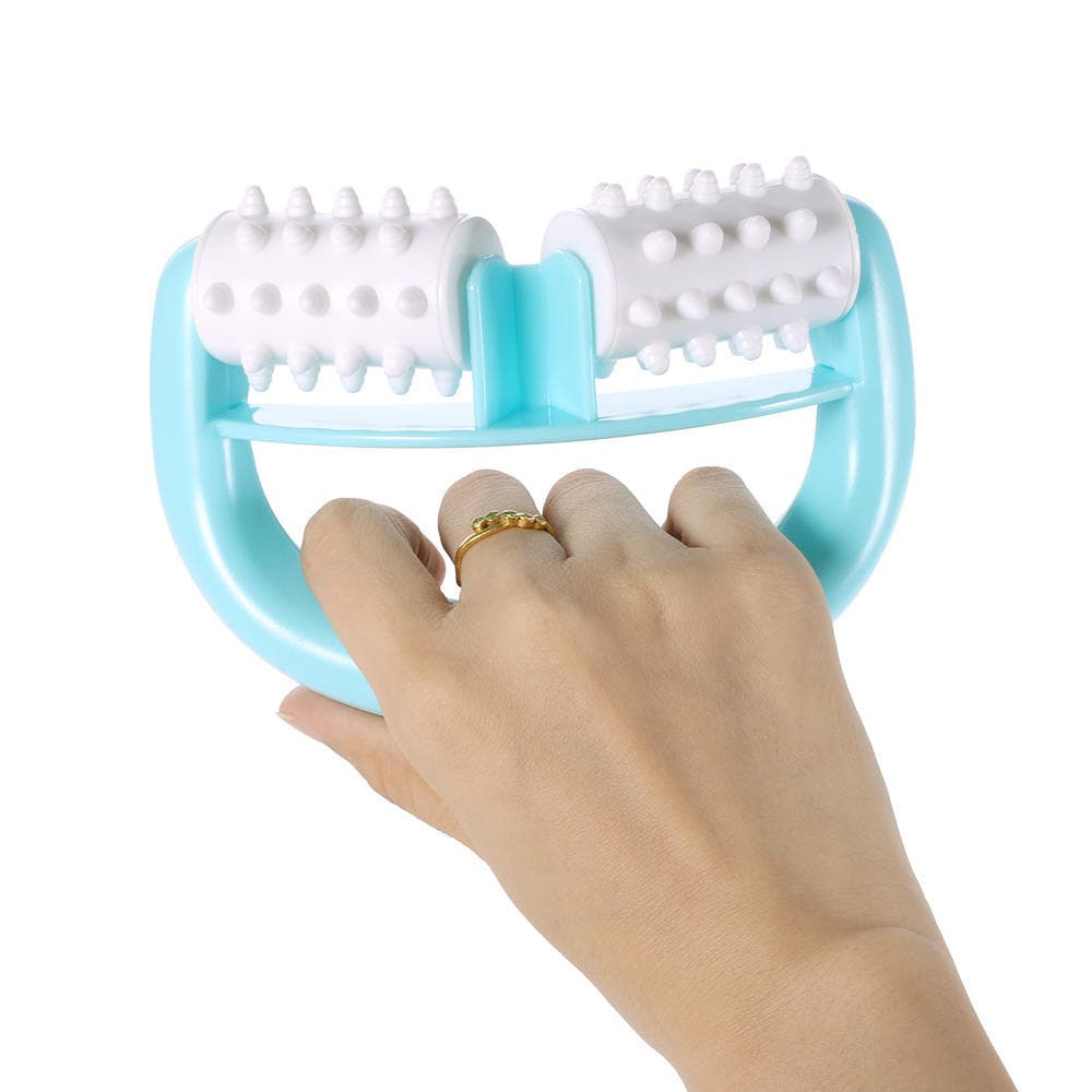 Handheld Full Body Cellulite Massage Cell Roller Massager Wheel Ball for Neck Arm Leg Pain Relief