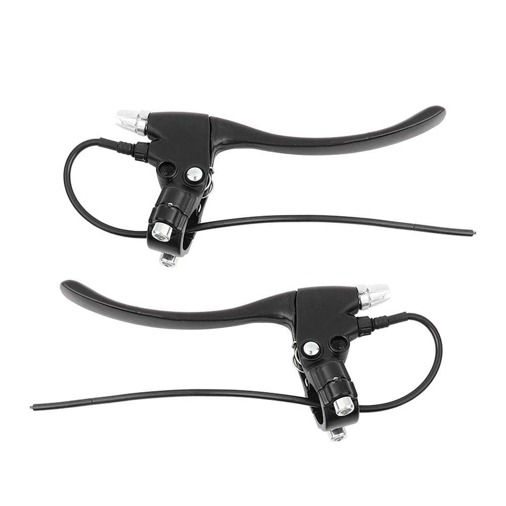 1 Pair Electric Bicycle E Bike Rear Brake Lever Handle Bar Grips Assembly (Black)