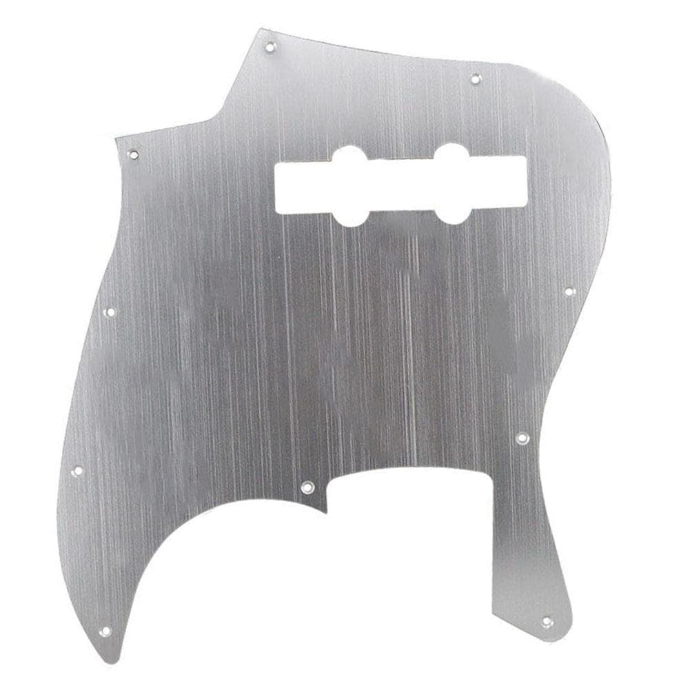 10 Holes Jazz Bass Pickguard 4 String For Jazz Bass silver