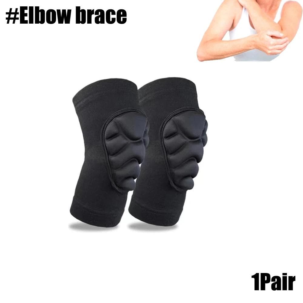 1Pair Thick Sponge Knee Pads Elbow Sleeves Sport Kneepad Football Volleyball Knee Brace Support For Kids Youth XXXS