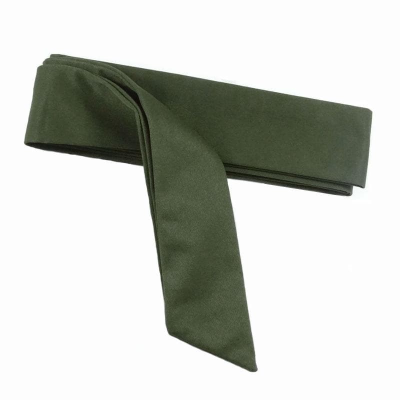 Women 59 Inch Waist Belt Pajamas Windbreaker Coat Wrap Tie Replacement Belts green
