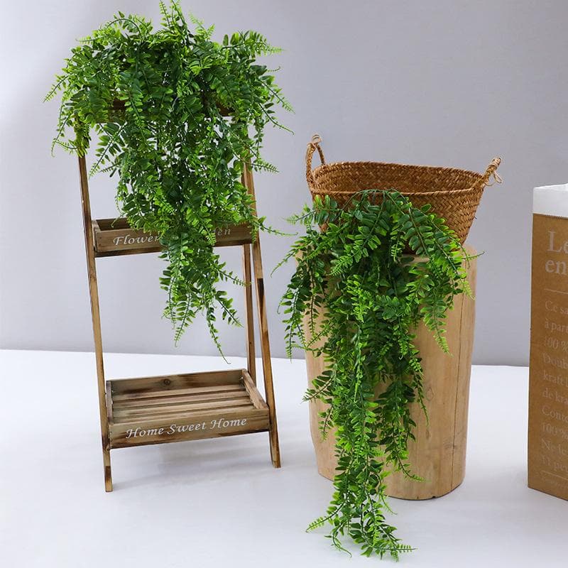 Simulated Wall Hanging Persian Grass Rattan Artificial Hanging Fern Vine Hanging Green