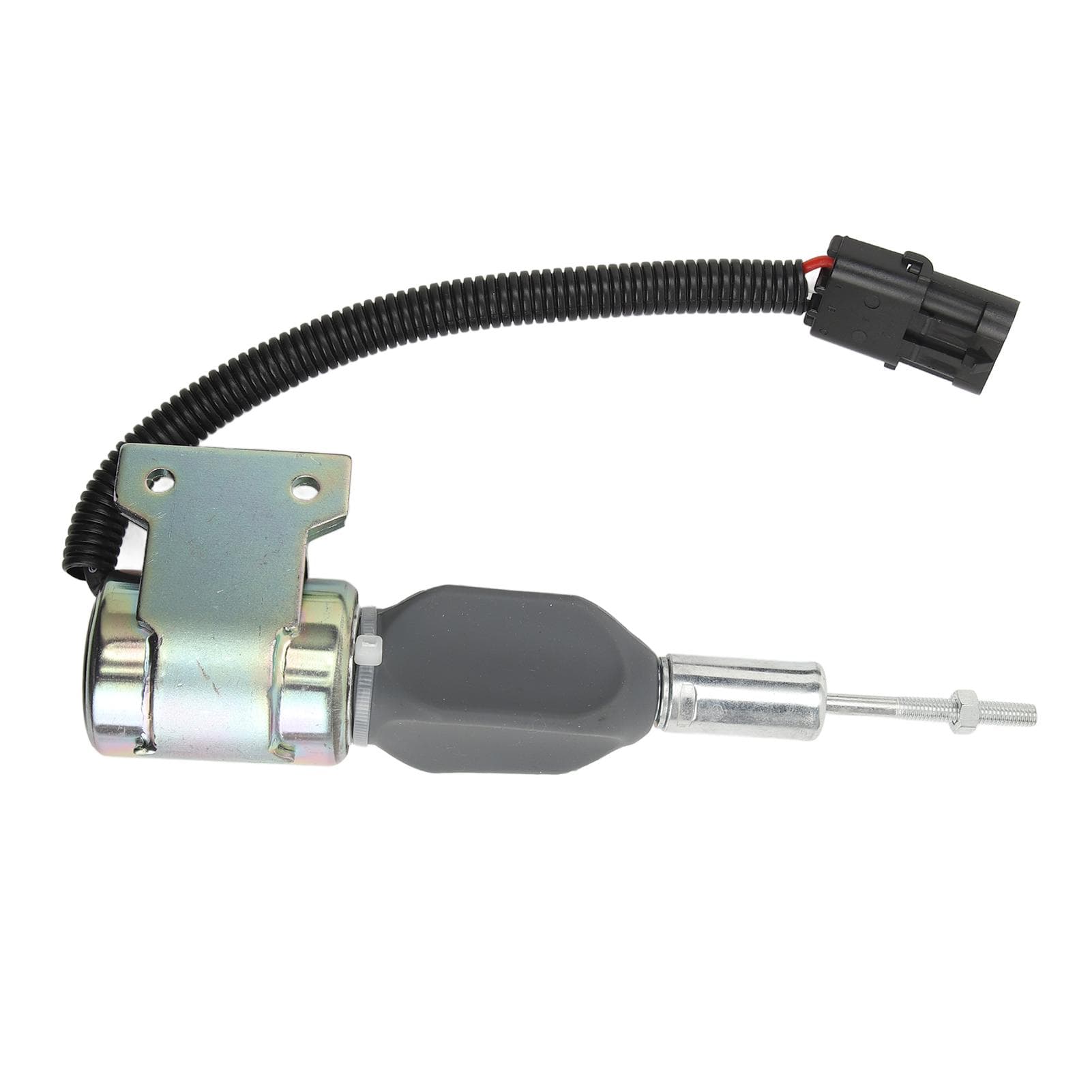 24V Engine Diesel Shut Off Solenoid 3932530 Fuel Shutdown Flameout Solenoid Replacement for Cummins