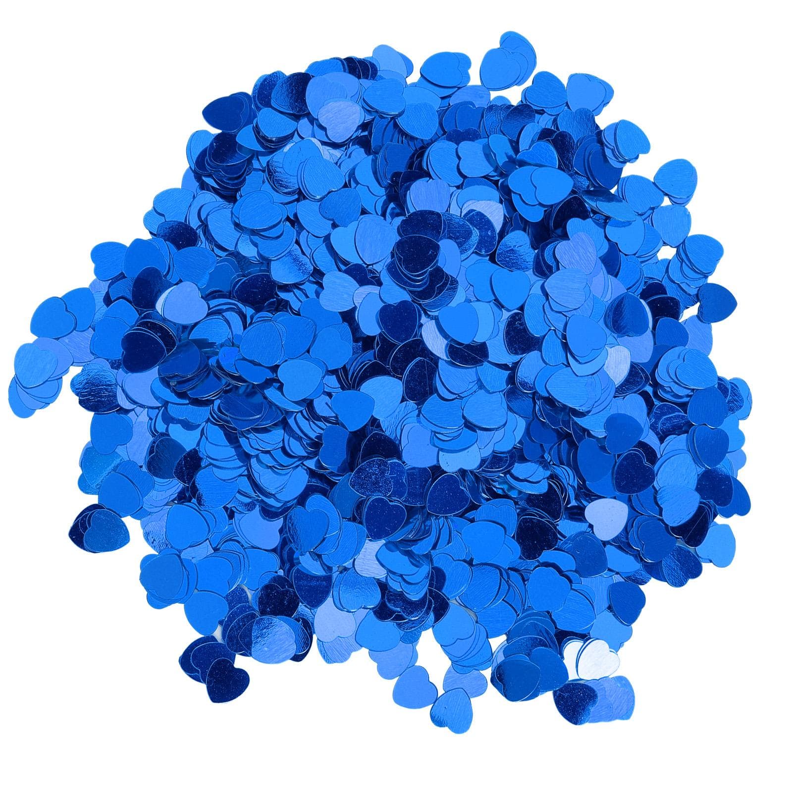 3000Pcs HeartShaped Confetti Wedding Valentine s Day Sequins Sprinkle Part Decoration Supplies(Blue blue