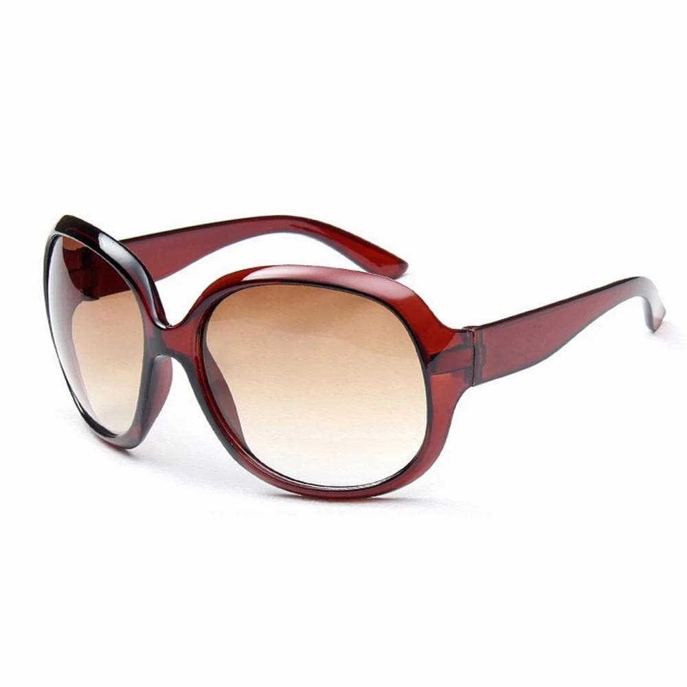 Women Oval Sunglasses Retro Classic Style Fashionable Affordable UV Protection Trendy Accessories As Picture
