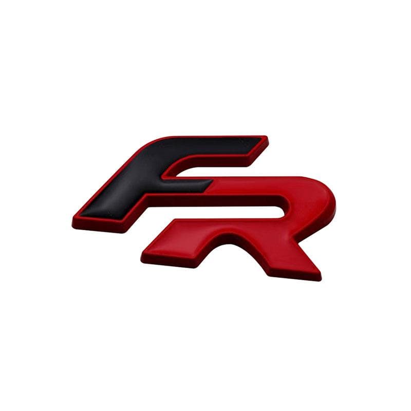 Metal 3D FR Car Front Grill Badge Car Body Emblem Sticker Decal for Leon FR+ Cupra Ibiza Altea Exeo Formula Racing Styling Car Accessories 7# Badge Sticker