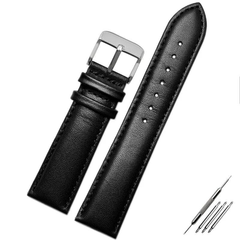 Genuine Leather Watch Strap for Armani Watch Band Ar0382 Ar2447 Ar1970 Men's and Women's Cowhide Watchband Bracelet 20 22mm 20mm